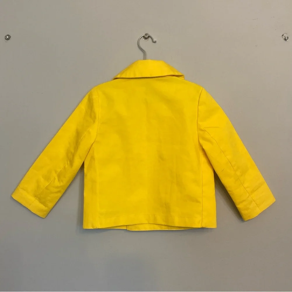 Ralph Lauren Cropped Trench Coat/Jacket in Yellow